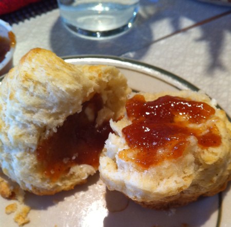 Biscuits with applebutter